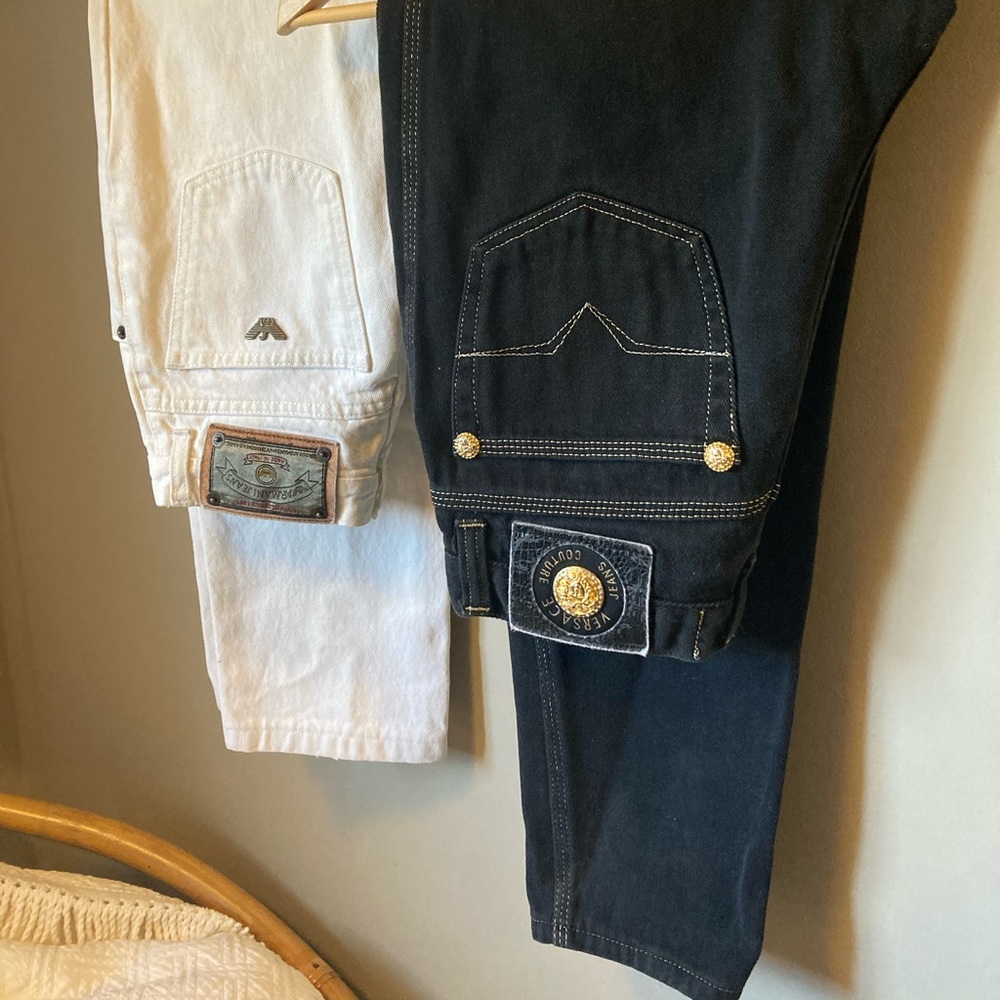 VERSACE Jeans Vintage - Sz 28 - Black